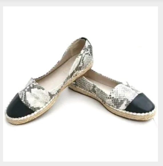 Aldo Snake Print Leather Flats - Picture 1 of 6